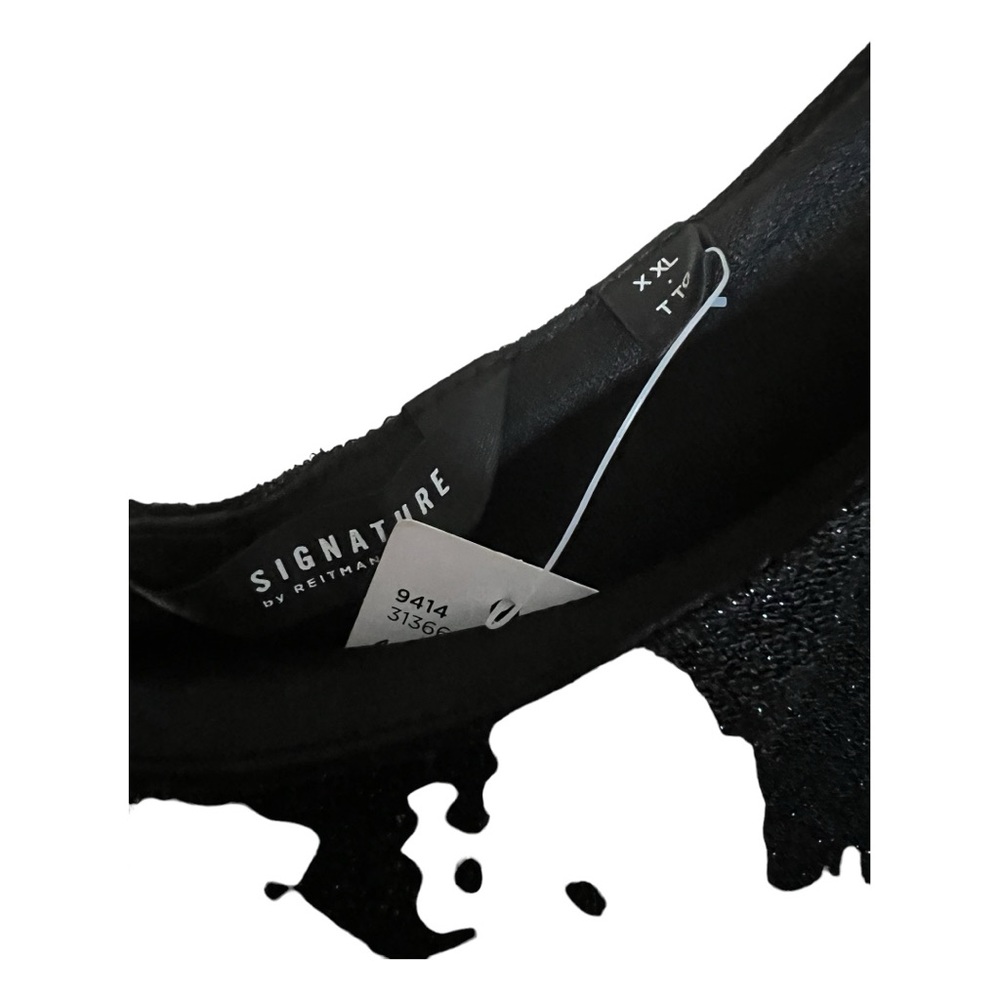 A black Reitmans sparkle dress in extra , extra large - Picture 5 of 7